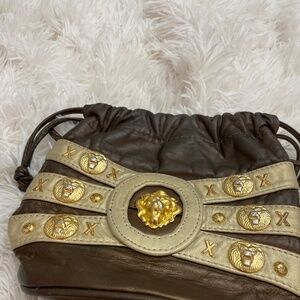 Versace inspired small bucket bag- gently used